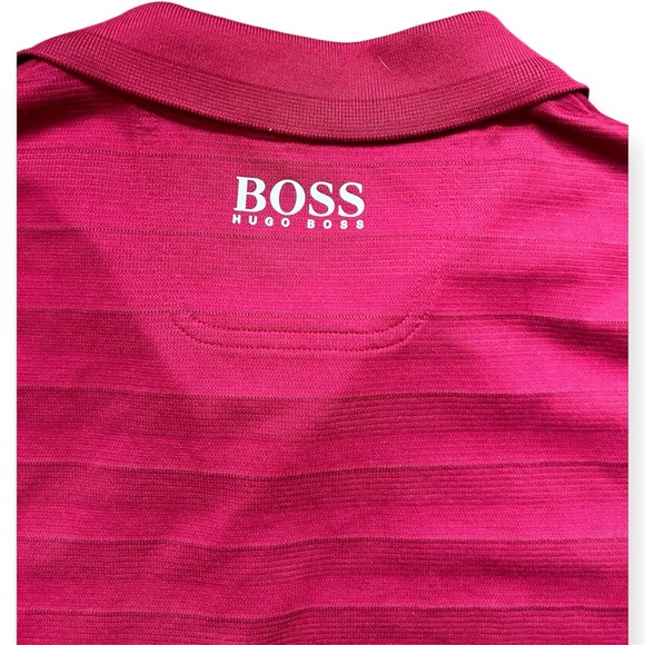 HUGO BOSS Red Polo Shirt Men’s size XXXL Royal County Down Golf Club - Picture 8 of 11